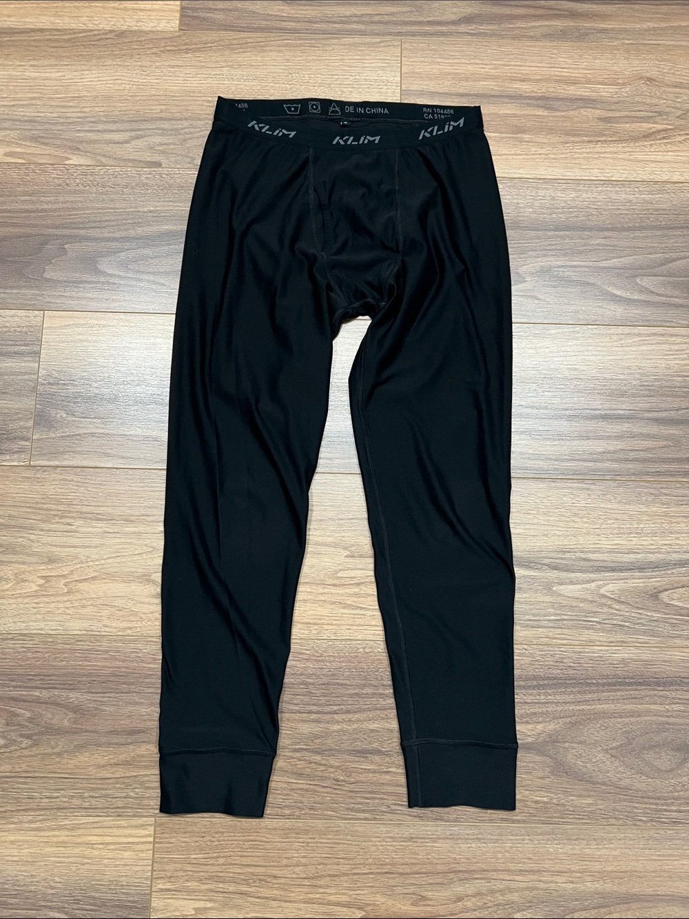 Klim Baselayer Pants in Black Size Medium